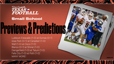 Small School Mega Preview: Week 2 with several gems