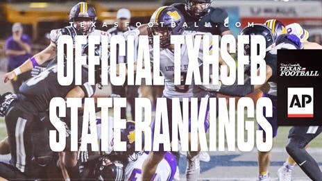 Official TXHSFB AP Week 11 Rankings powered by DCTF