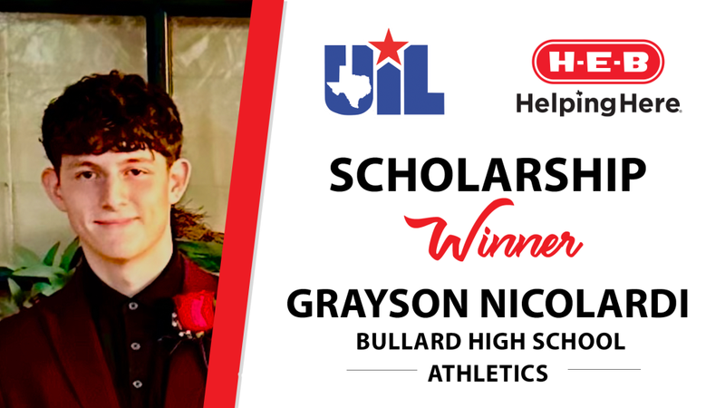 Grayson Nicolardi Heb Scholarship Winner