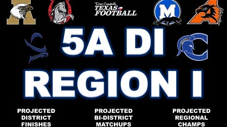 Stepp's 2023 Class 5A Division I Region I Outlook: Projecting district finishes, bi-district matchups and regional champs!