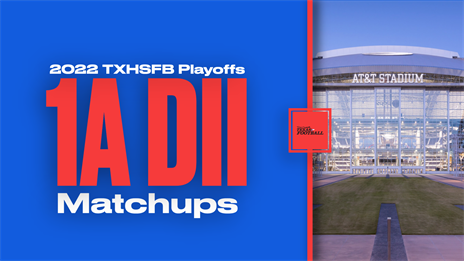 2022 Texas High School Football Playoff Matchups: 1A Division II