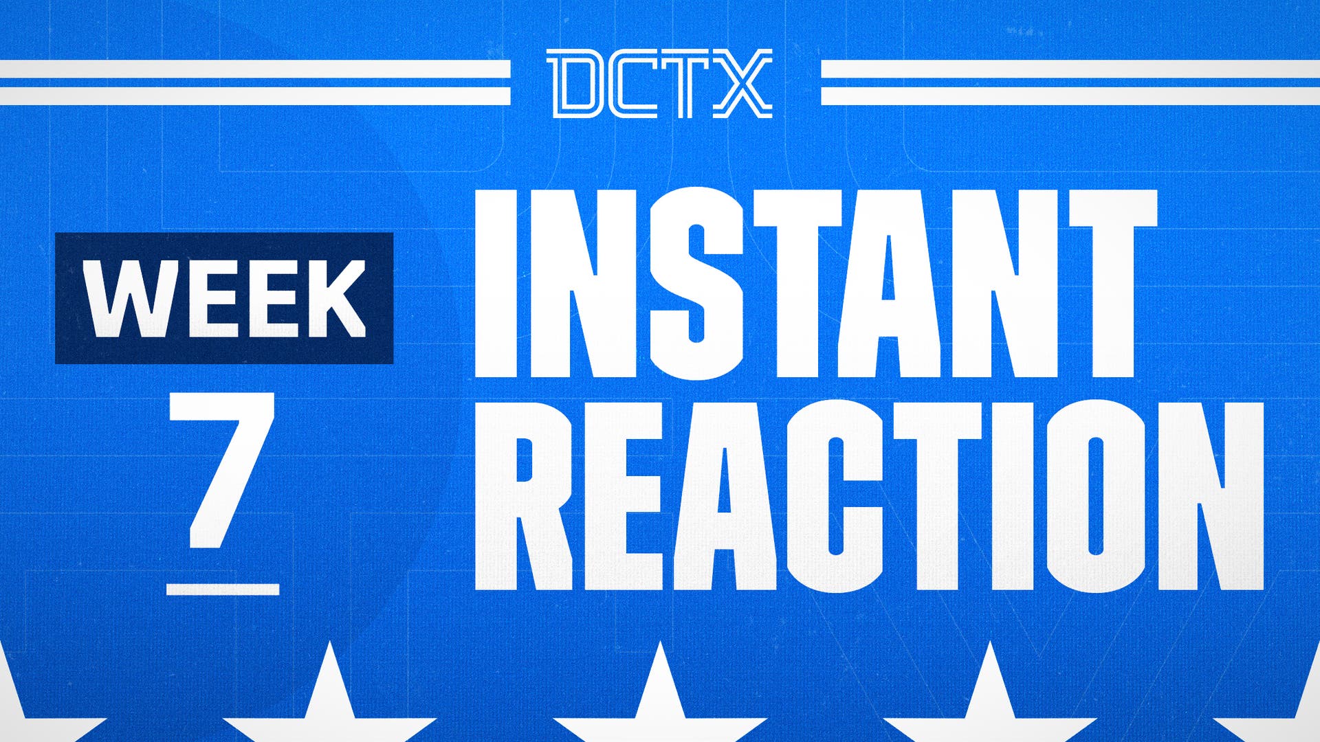 Week 7 Instant Reaction: North Crowley... WOW