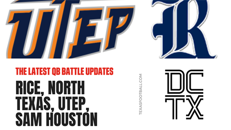 The Latest QB Battle Updates: Rice, North Texas, UTEP, Sam Houston