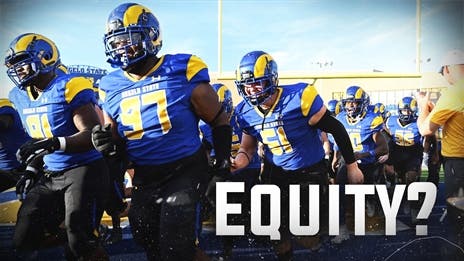 Does the NCAA treat DII and DIII schools with equity?