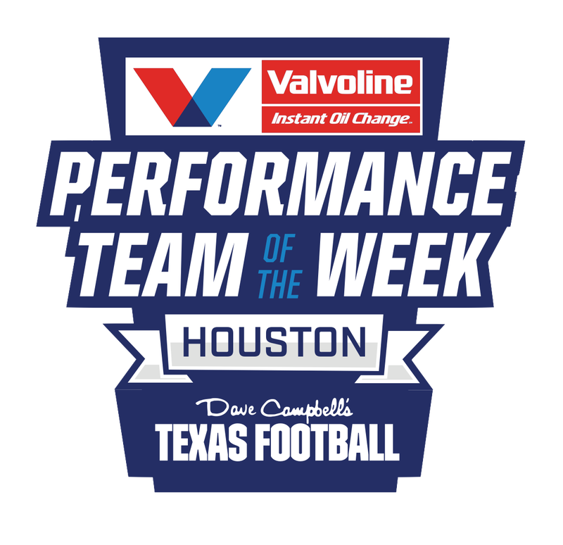 Performance Team of the Week Houston graphic