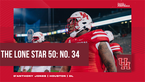 The Lone Star 50: No. 34 D'Anthony Jones is the Mayor of Sack Ave.
