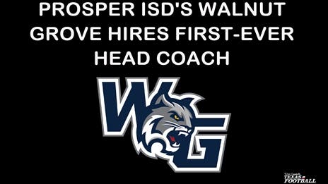 Prosper ISD's Walnut Grove hires first-ever head coach