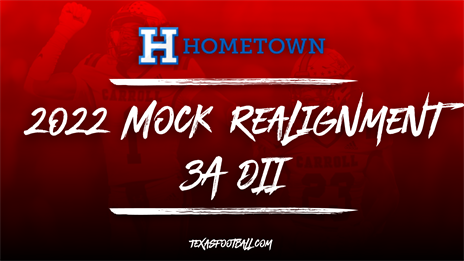 2022 Mock Realignment Presented by Hometown Ticketing: 3A Division II