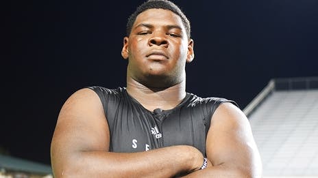 2024 Denton Guyer OL Willie Goodacre Commands Attention