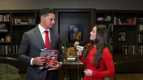 EXCLUSIVE: Patrick Mahomes talks TXHSFB Hall of Fame Induction