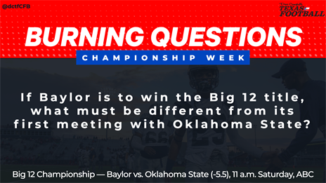 College Football Burning Questions: Week 14
