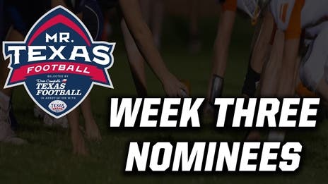 WATCH: Mr. Texas Football Player of the Week nominations for Week 3