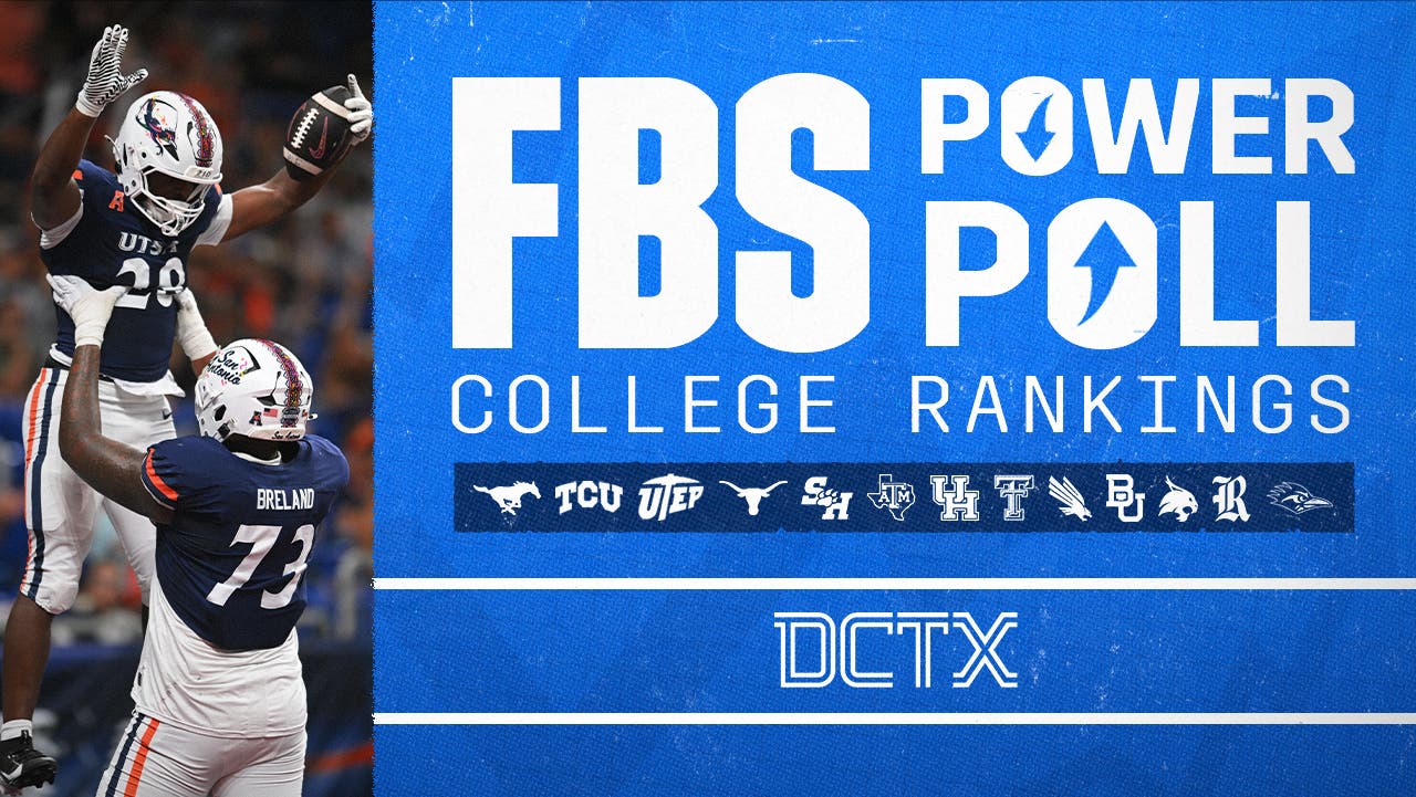 FBS Power Poll: Longhorns Rise, Big 12 Teams Fall Following Rocky Week 8