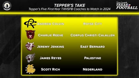 Five First-Year TXHSFB Coaches to Watch in 2024