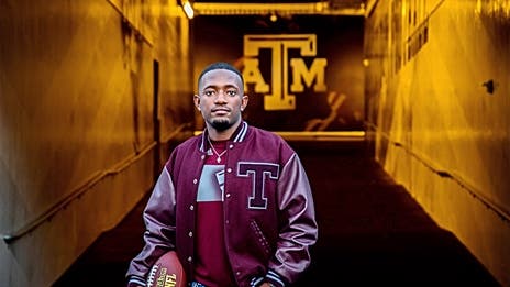 Why UMHB WR, former Texas A&M track athlete Caleb Eagans is running after his NFL dreams