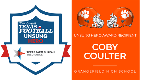 Texas Farm Bureau Insurance Unsung Hero Award Presentation: Orangefield High School