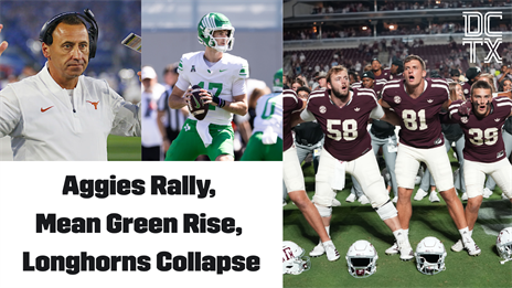 Week 12 Texas FBS Recap: Aggies Rally, Mean Green Rise, Longhorns Collapse