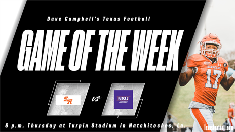 DCTF College Game of the Week: No. 5 Sam Houston (3-0) at Northwestern State (0-4)