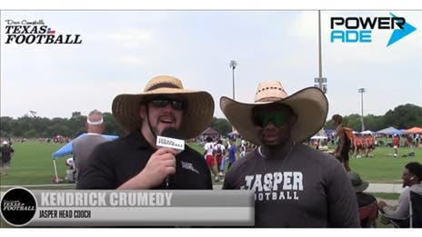 State 7-on-7 Interview presented by Powerade: Jasper Head Coach Kendrick Crumedy