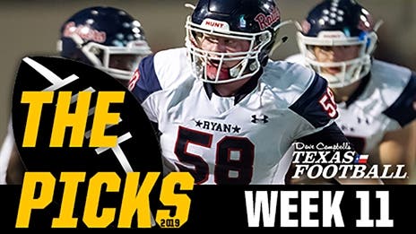 Texas high school football predictions 2019: Week 11