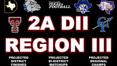Stepp's 2024 Class 2A Division II Region III Outlook: Projecting district finishes, bi-district matchups and regional champs!