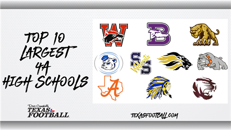 These are the Top 10 largest 4A Texas high schools