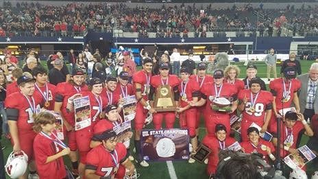 Freshman Rigdon runs wild as Strawn mercy rules Motley County in 1A DII championship