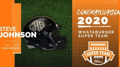 Whataburger Super Team: Calhoun RB Steve Johnson