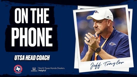 UTSA's Jeff Traylor talks big Conference USA matchup with North Texas