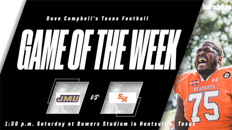 DCTF Small College Game of the Week: No. 3 James Madison at No. 2 Sam Houston