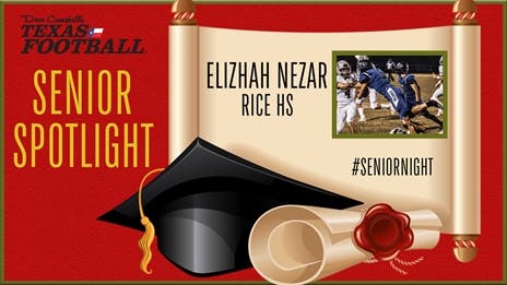 Senior Night: Rice High School multi-sport star Elizhah Nezar!