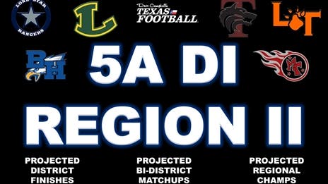 Stepp's 2024 Class 5A Division I Region II Outlook: Projecting district finishes, bi-district matchups and regional champs!