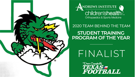 Children's Health Andrews Institute Team Behind the Team - Southlake Carroll High School