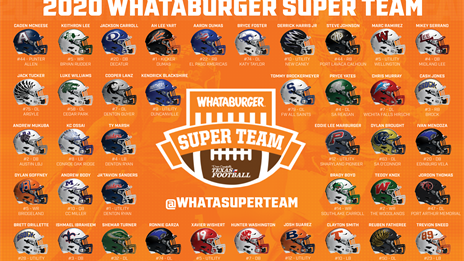 REVEALED: 2020 Whataburger Super Team