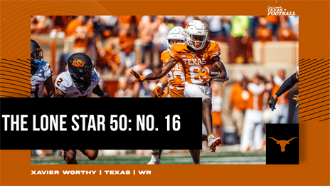 The Lone Star 50: No. 16 Xavier Worthy poised for All-American status as a sophomore