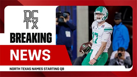 Source: North Texas names starting QB