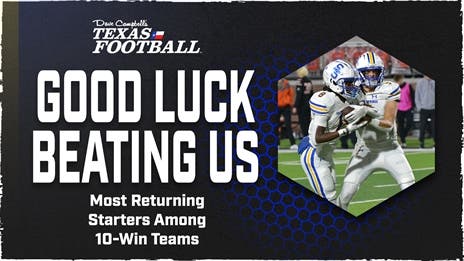 Most Returning Starters Among 10-Win Teams
