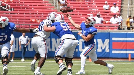 SMU starting center enters transfer portal