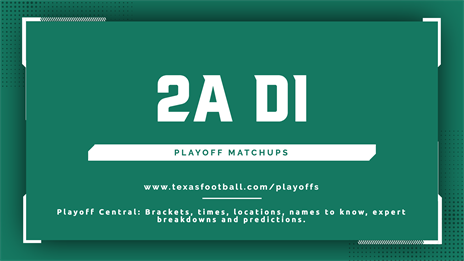 Texas High School Football Playoff Matchups: 2A Division I