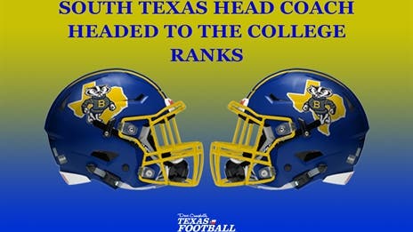 South Texas Head Coach Headed to the College Ranks