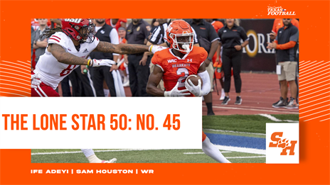 The Lone Star 50: No. 45 Ife Adeyi is SHSU's big-play waiting to happen