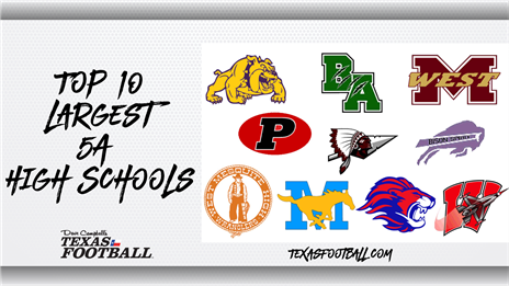 These are the Top 10 largest 5A Texas high schools