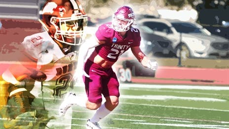 Former Burton standout Caleb Harmel adds to legendary status at Trinity
