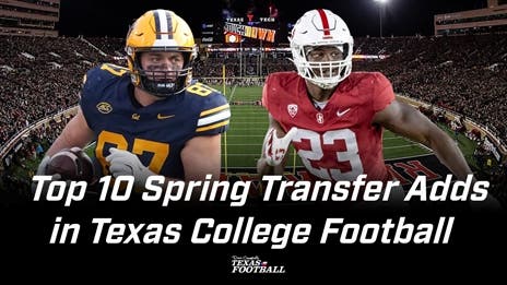 Top 10 Spring Transfer Adds in Texas College Football