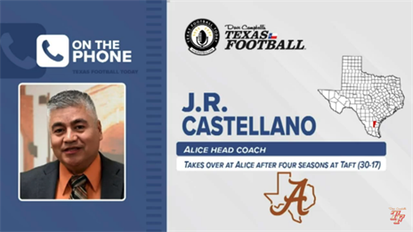 TexasFootball.com Interview: Alice Head Coach J.R. Castellano