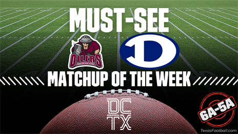 Area Round Must-See Matchup: Pearland (11-0) vs Dickinson (11-0)