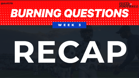Recapping Week 3 of College Football in the Lone Star State