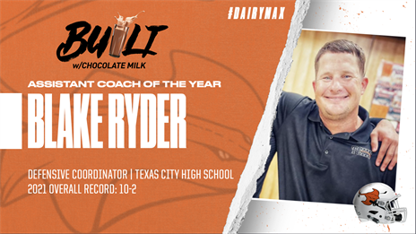 ANNOUNCEMENT: 2021 Dairy Max Assistant Coach of the Year
