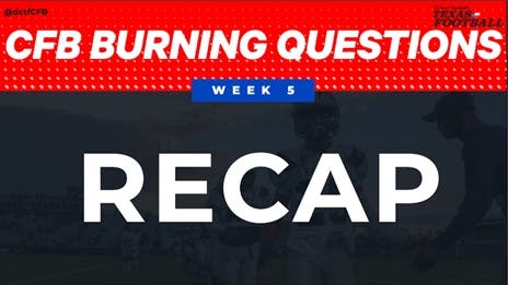 Recapping Week 5 of College Football in the Lone Star State