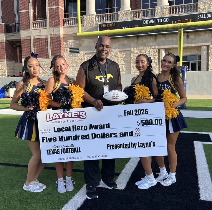 Cypress Ranch High School Local Hero Award nominee - Sheldon Thompson Jr.